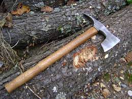 Elegant Small Bearded Hatchet Axe Combined With Curved Adze Blade Bowl Makers Tool Rare Axe Hatchet Maker Tools