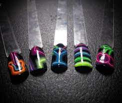 My Original Set Of Neon Tube Lighting Inspired By Aoki Sensei Wanted To Think Out Of The Box I Know Its Easier To Do Neon Tube Lights Fancy Nails Tube Light