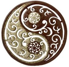 Carved Yin Yang Yoga Wall Art Yin Yang Outdoor Wall Art