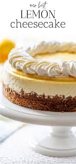 Lemon Cheesecake Recipe Recipe In 2020 Lemon Cheesecake Recipes Lemon Dessert Recipes Cheesecake Recipes