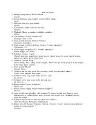 Anda dapat menjadikan contoh latihan soal kepramukaan dan kunci jawabannya bagian 2 sebagai bahan untuk pembuatan soal pramuka pada saat kegiatan perkemahan atau pun lomba cerdas cermat. Soal Pupk Pramuka Penggalang Essay Masnurul