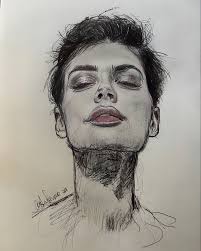 A quick (10 minute) sketch of my wife this morning. Graphite