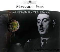 Coproduite par la fondation charles de gaulle et l'agence de pédagogie numérique néodigital, ce programme court à vocation éducative explique aux jeunes publ. Frankreich Coin Card 2 Euro 70e Anniversaire De L Appel Du 18 Juin 1940 2010 Pessac Feu 479945 Euro Munzen