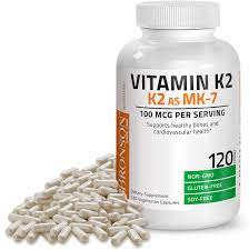 Maybe you would like to learn more about one of these? Amazon Com Bronson Vitamin K2 As Mk 7 Menaquinone 100 Mcg Non Gmo 120 Capsules Health Personal Care