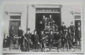 Gold Hill Nv Liberty Fire Dept In 1887 Rppc Postcard Gold Hill Virginia City Poster Prints