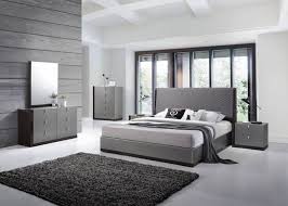 J M Sorrento Modern Style Espresso Veneer Natural Grey Lacquer Finish King Bedroom Modern Bedroom Furniture Modern Bedroom Decor Contemporary Bedroom Design