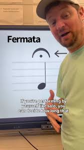 Music lesson how to read music notes theory Fermata hold