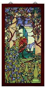 Australia's #1 supplier of stained glass window film. Peacock With Wisteria Window Modern Window Film By Shop Chimney Houzz