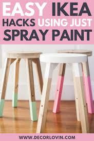 Easy Ikea Hacks Using Spray Paint Ikea Furniture Makeover Furniture Makeover Diy Furniture