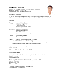 Maybe you would like to learn more about one of these? Job Resume Samples Philippines Designed For Resume Sample