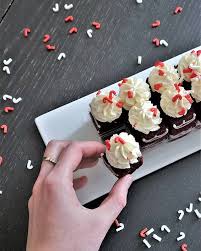Une Autre Photo De La Buche Red Velvet Pour Rappel On A Fait 3 Recettes De Buches Avec Pixcaketheoriginal Elle Gateau De Velours Rouge Recettes Noel Recette