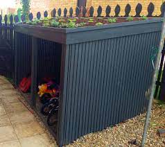 This Is A Bike Shed I Made Over The Summer Outdoor Storage Sheds Outdoor Toy Storage Outdoor Sheds