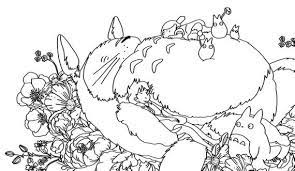 39 items total that you can print as many times as you like! Digital Sleeping Totoro Printable Coloring Sheet Totoro Printable Totoro Totoro And Mei