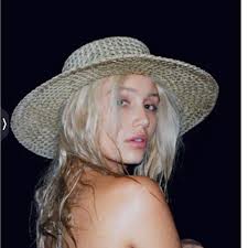 Sale NEW! Rare Lack of Color straw boater hat