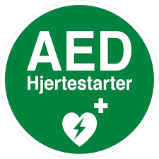 Hver eneste dag rammes mennesker af hjertestop. Aed Hjertestarter Redningsskilt E Skilte
