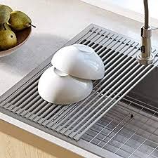 We did not find results for: Amazon Com Kraus Krm 10grey Silicone Coated Stainless Steel Over The Over The Sink Multipurpose Roll Up Dish Drying Dish Rack Drying Sink Dish Rack Dish Racks