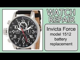 Invicta Force Model 1512 Battery Replacement
