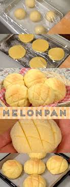 Melonpan Recipe Japanese Melon Shaped Bread Covered With Sweet Cookie Dough Cooking With Dog Recipe Melon Recipes Asian Desserts Sweet Cookies