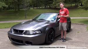 Ford made these supercharged cars also in 2004. Review 2003 Mustang Svt Cobra Youtube