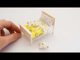 Minyatur Yatak Yapimi Kendin Yap Barbie Yatak Yapimi Youtube Minyaturler Barbie Elisi Fikirleri