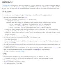 List provides a member function sort(). Solved Background The Caesar Cipher Is A Simple Encryptio Chegg Com