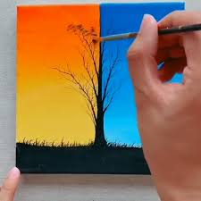 She Got The Real Skills Of Painting Buzztmz Acrylbilder Selber Malen Malerei Lernen Acryl Malen