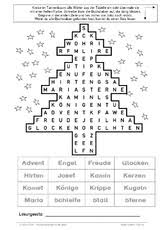 Zusätzliche kostenlose materialien auf unserer webseite finden sie weitere materialien als pdf‑dateien. Weihnachtsworter In Der Grundschule Kreuzwortratsel Deutsch Klasse 2 Grundschulmaterial De