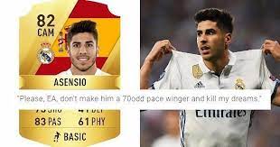 The 5'11 cam gets some great growth to his pace and becomes an elite player with excellent dribbling, finishing, passing, and long shots. Fifa 18 Fans Want Marco Asensio To Be Rated Higher In The Game