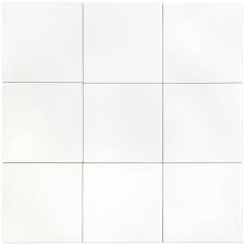 Norwalk Floor White 8x8 Matte Porcelain Tile Porcelain Flooring Porcelain Tile White Tile Floor