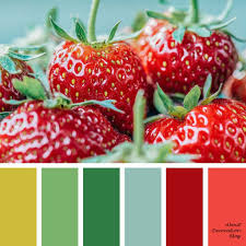 Colors Of Juicy Strawberries Aboutdecorationblog Red Color Schemes Summer Color Palette Strawberry Color