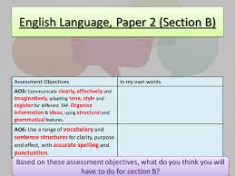 Either option 1 or 4 for. Aqa English Language Paper 2 Question 5 June 2018 Review Teaching Resources