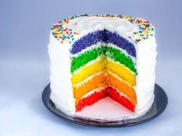 Regenbogenkuchen Regenbogentorte Ein Videorezept Rezept Kalorienarm Backen Kuchen Ohne Backen Regenbogentorte