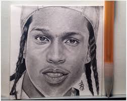 Asap Rocky Post It Drawing Drawing By Angelee Borrero Rakim athelaston mayers (born october 3, 1988), known professionally as asap rocky (stylized as a$ap rocky; asap rocky post it drawing drawing by