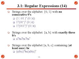 A 1 = {a,., z} (kleinbuchstaben). Chapter 3 Regular Languages 1 3 1 Regular