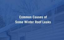 10 Causes of Some Winter Roof Leaks in Minnesota - Minnesota Exteriors