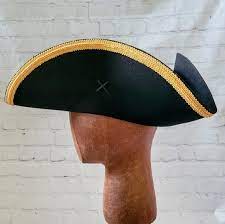 Officer S Tricorn Colonial Military Tricorne Etsy