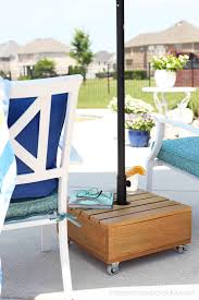 Diy Rolling Umbrella Base In 2020 Patio Umbrella Stand Outdoor Umbrella Stand Outdoor Umbrella