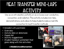 Heat Transfer Mini Labs Activity In 2020 Heat Transfer Lab Activities Activities