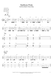 Stubborn Pride Tab & Chords - Zac Brown Band | PaidTabs.com