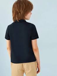 Boys Colorblock Letter Print Polo Shirt In 2020 Printed Polo Shirts Embroidered Polo Shirts Grid Print Shirt