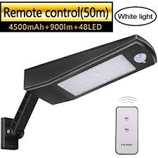 Licwshi 48led 4500mah Solar Leuchte Solarleuchten 900lm Ip65 Wasserdicht Betriebene Aussenleuchte Mit 120 Inf Solarleuchten Solarlampe Sicherheitsbeleuchtung
