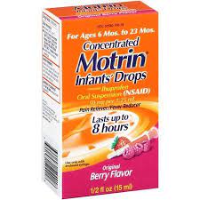 Infants Motrin Concentrated Drops Fever Reducer Ibuprofen Berry Flavored 0 5 Oz Walmart Com Fever Reducer Flavor Drops Baby Fever Reducer