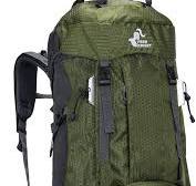 Mochila de senderismo ligera impermeable de 60 L con cubierta de lluvia,  mochila deportiva para viajes al aire libre para escalar, campamento, viajes