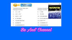 Selanjutnya, pembahasan ini kita akan mengupas tentang kunci jawaban matematika kelas 9 halaman 58,59, 60, 61, 62 semester 1. Ayo Kita Tinjau Ulang Bentuk Baku Hal 54 Matematika Kelas 9 Bab 1 Perpangkatan Dan Bentuk Akar Youtube