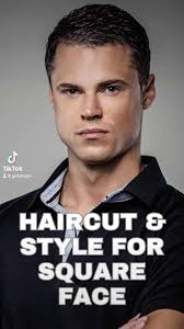 Image result for square face short haircuts men