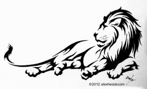 Finished Tribal Lion Tattoo Design Using Copic Marker Multiliners Lion Tattoo Design Tribal Lion Tattoo Tribal Lion