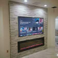 Napoleon purview 60'' wall mount / recessed recessed electric fireplace. Millner Recessed Wall Mounted Electric Fireplace Wall Mount Electric Fireplace Fireplace Feature Wall Fireplace Tv Wall