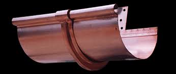 Available in aluminum or copper. 16 Half Round Gutters Bungalow Ideas Gutters Copper Gutters Round Gutters