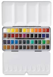 Sennelier French Artists Watercolor Half Pans Blick Art Materials Watercolor Supplies Sennelier Art Materials