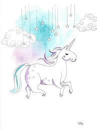 Dehlya Unicorn Illustration Unicorn Art Unicorns And Mermaids